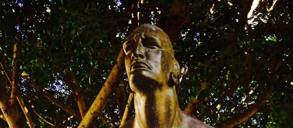 Busto de Hatuey en Baracoa Cuba