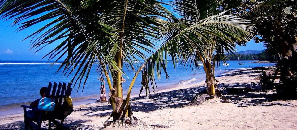 Playa El Manglito en Baracoa, Cuba