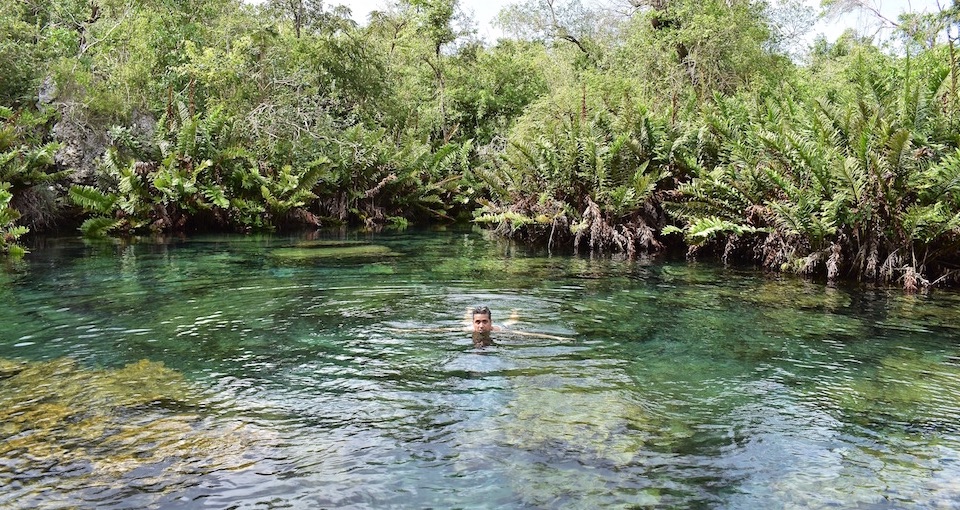 A bath in Pozo Azul • Punta de Maisi • Baracoa Cuba