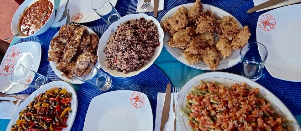 Fish Dinner at Villa Paradiso Baracoa Cuba • Cocina Cuisine