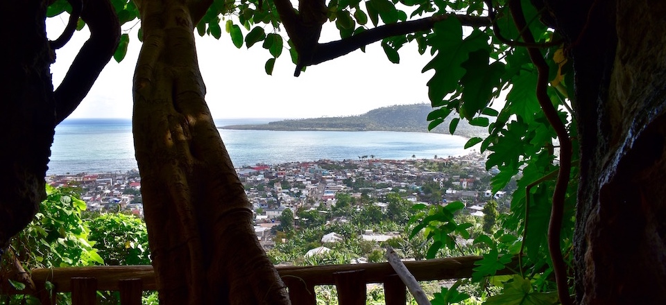 View of Miel Bay from Archaeological Museum • Baracoa Cuba