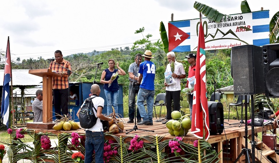 Cuban Peasant Day celebration in Baracoa, Cuba